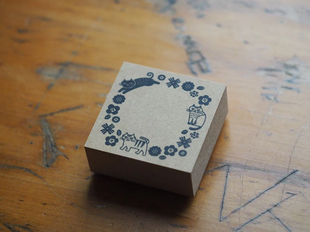 FIKA Rubber Stamp - Cat Frame