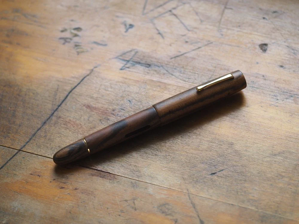 Fine Writing International Fountain Pen - Wood Vacuum - Bocote - Image 3