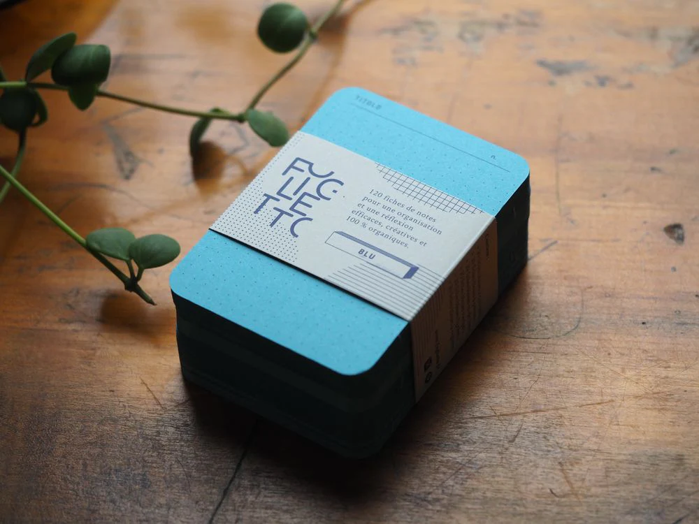Foglietto - Memo Cards - Deck of 120 - A7 - Blu (Blue)