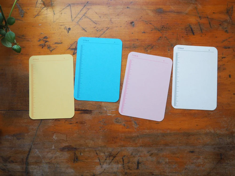 Foglietto - Memo Cards - Deck of 120 - A7 - Regola (Blue/Pink/White/Yellow) - Image 2