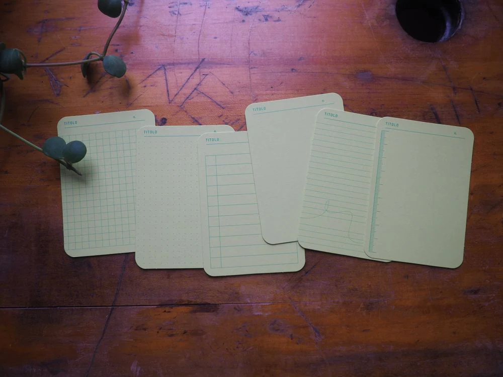 Foglietto - Memo Cards - Deck of 120 - A7 - Verde (Green) - Image 2