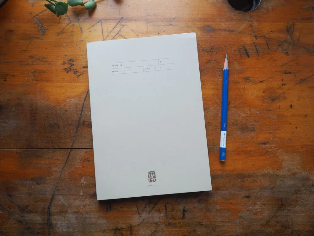 Foglietto - Nota Bene Notepad - 70 Sheets - A5 - Quadrato (Beige)