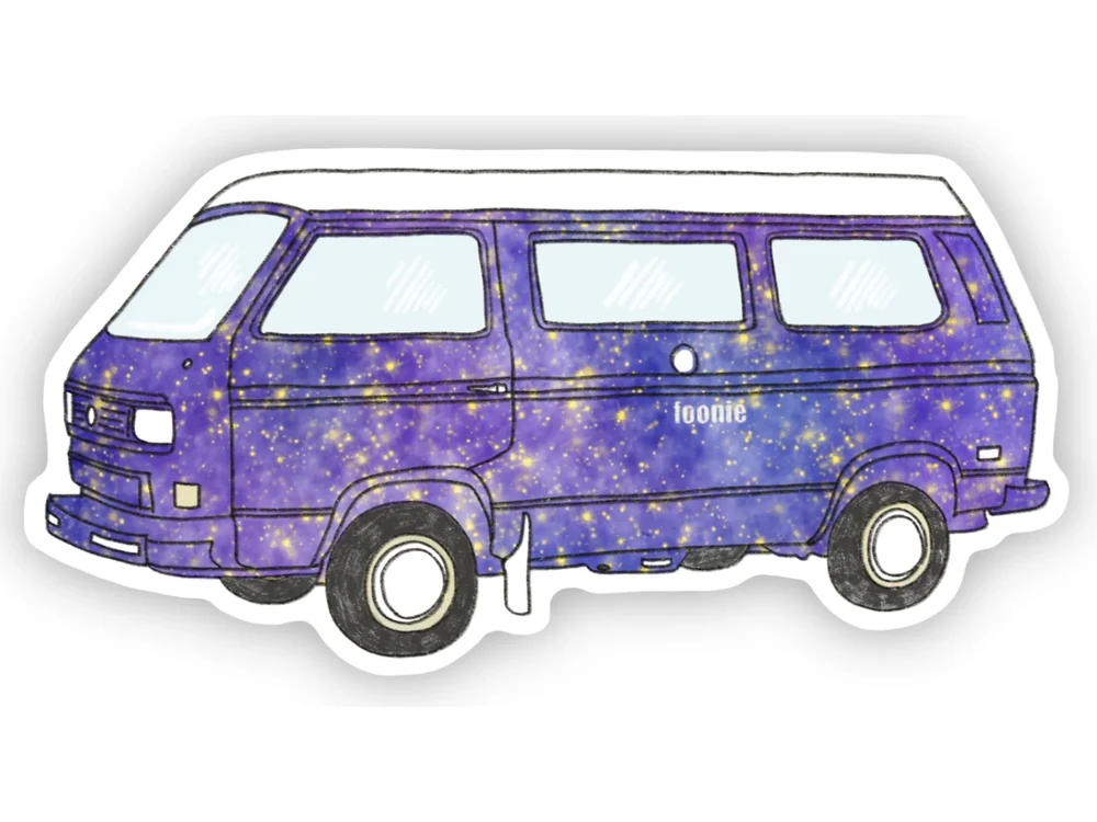 Foonie - Vinyl Sticker - Dreamy Van