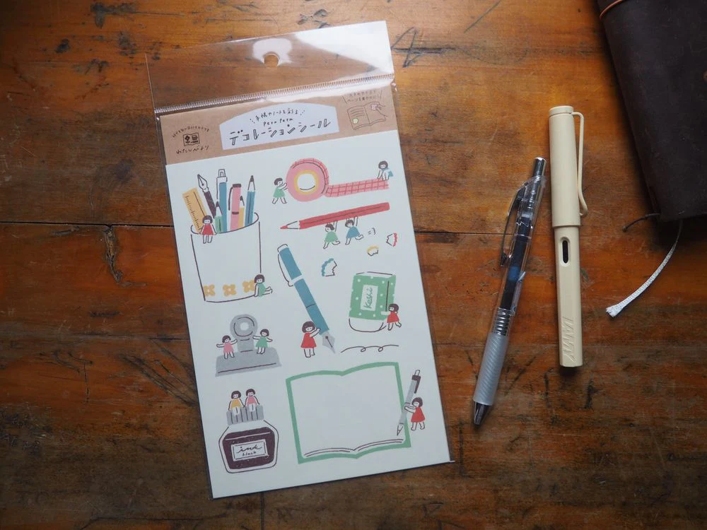 Furukawashiko - Large Stickers - Wa-Life - 16 Pieces - Stationery (QS117)