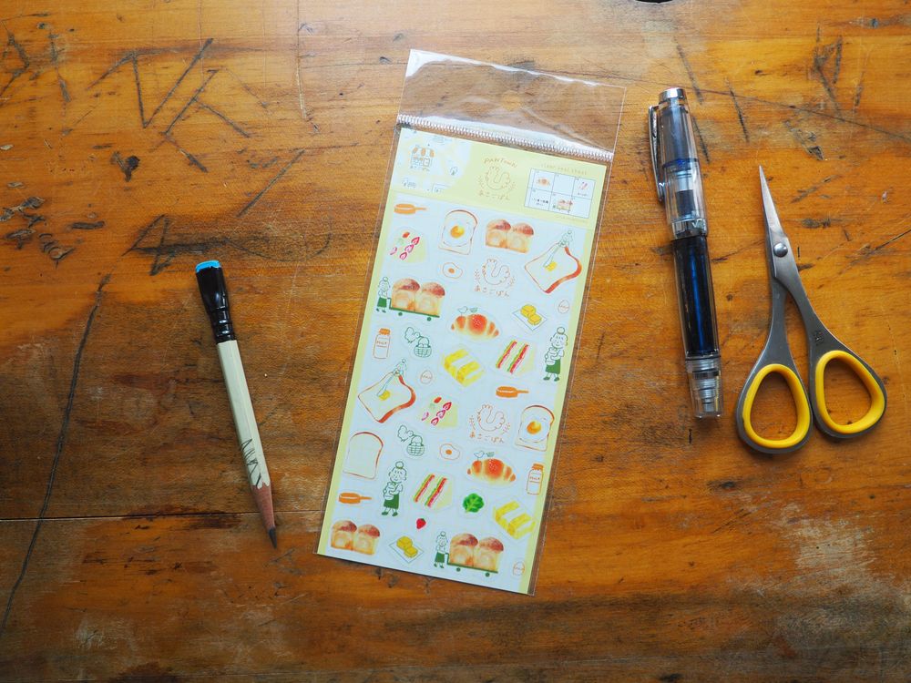 Furukawashiko - Transparent Stickers - 1 Sheet - Breakfast