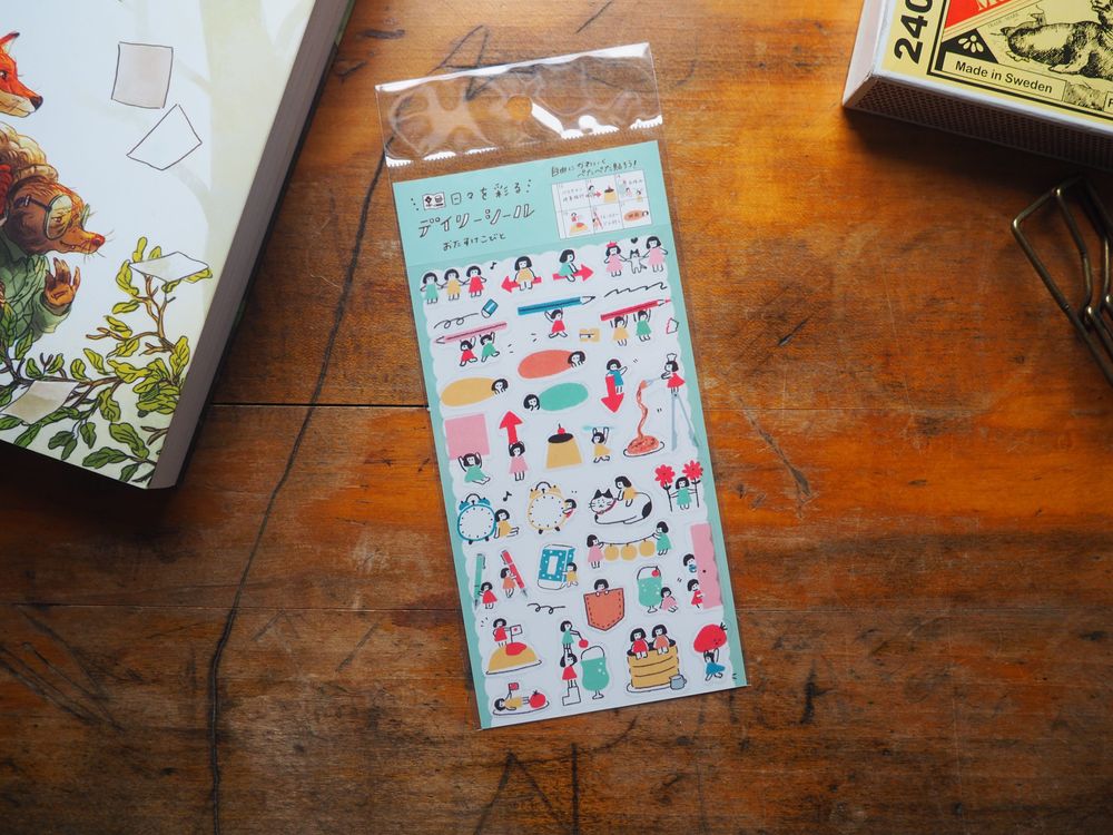 Furukawashiko - Transparent Stickers - 1 Sheet - Everyday Life