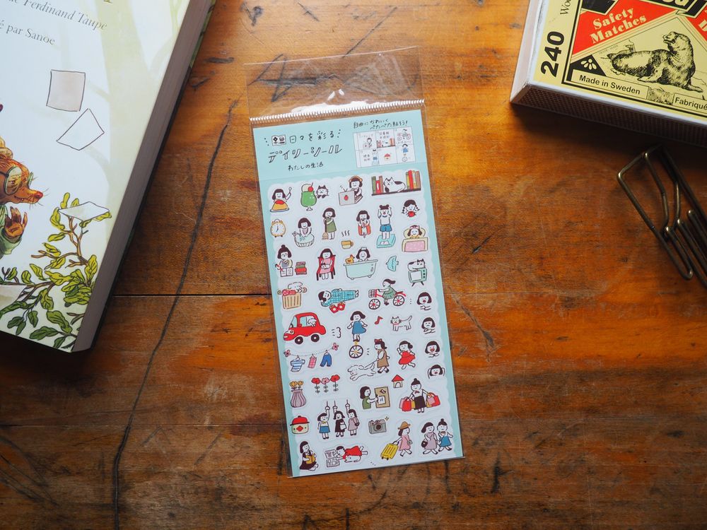 Furukawashiko - Transparent Stickers - 1 Sheet - My Life