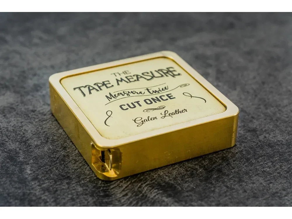 Galen Leather - Brass Tape Measure