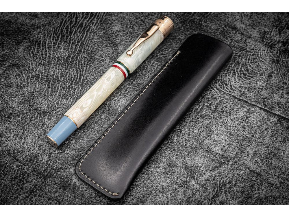 Galen Leather - Single Fountain Pen Sleeve - Black