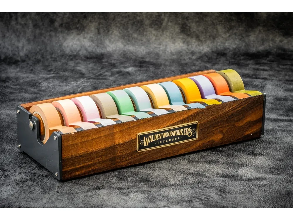 Galen Leather - Wooden Multi Washi Tape Dispenser - Walnut