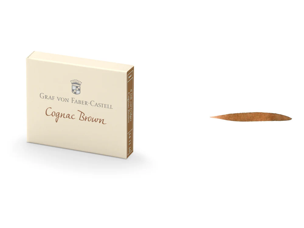 Graf Von Faber-Castell Cartridges - Cognac Brown