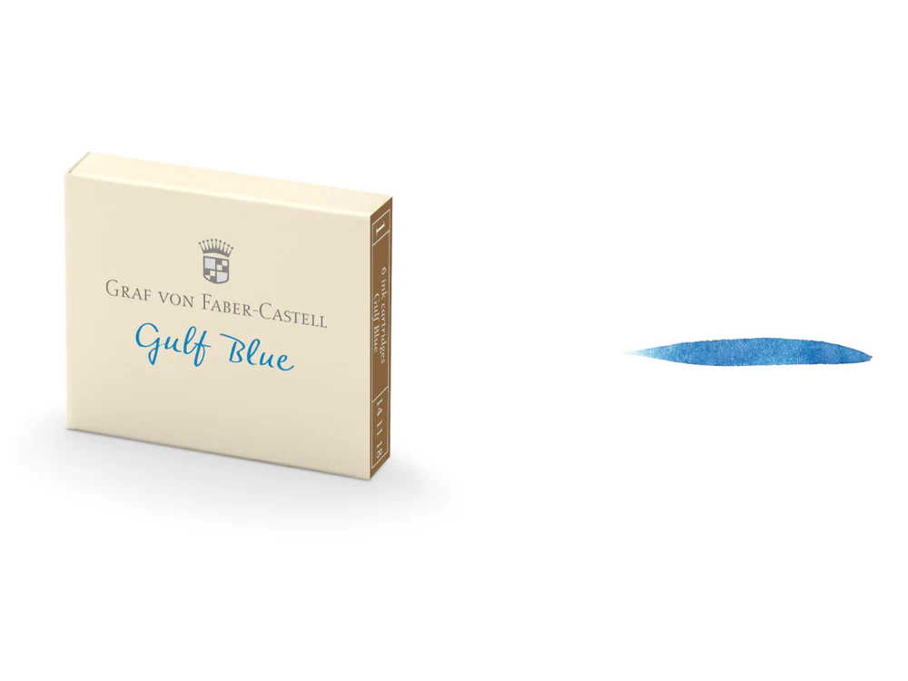 Graf Von Faber-Castell Cartridges - Gulf Blue
