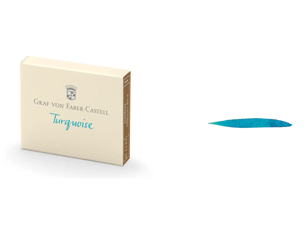 Graf Von Faber-Castell Cartridges - Turquoise