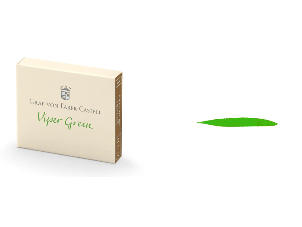 Graf Von Faber-Castell Cartridges - Viper Green