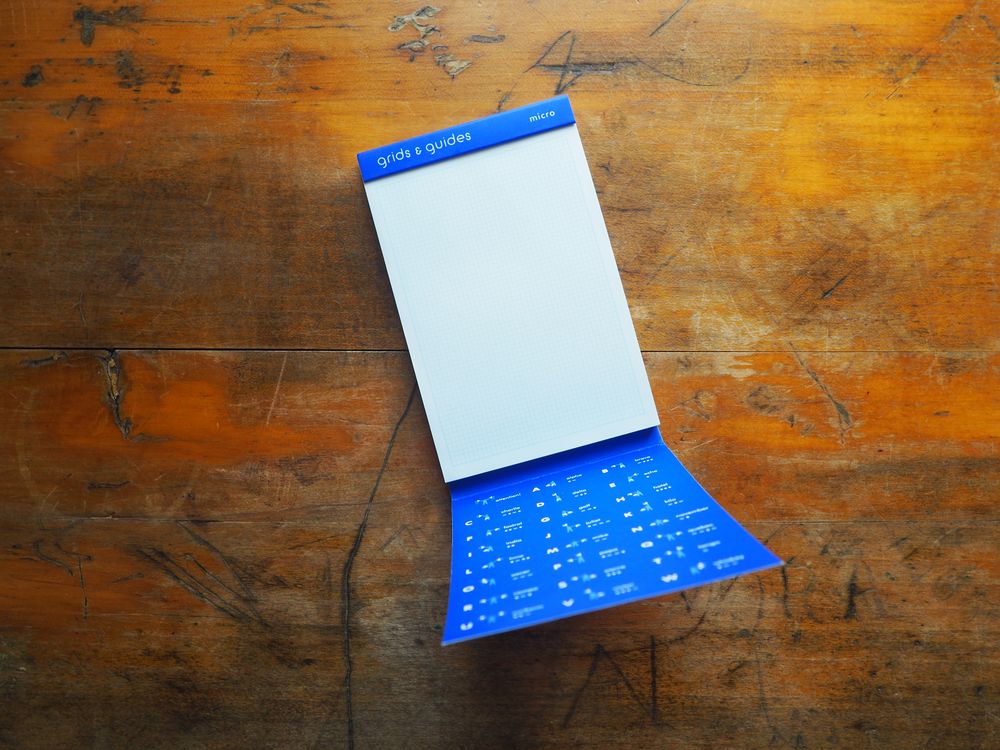 Grids & Guides - A Pocket Size Notebook - Blue - Image 2