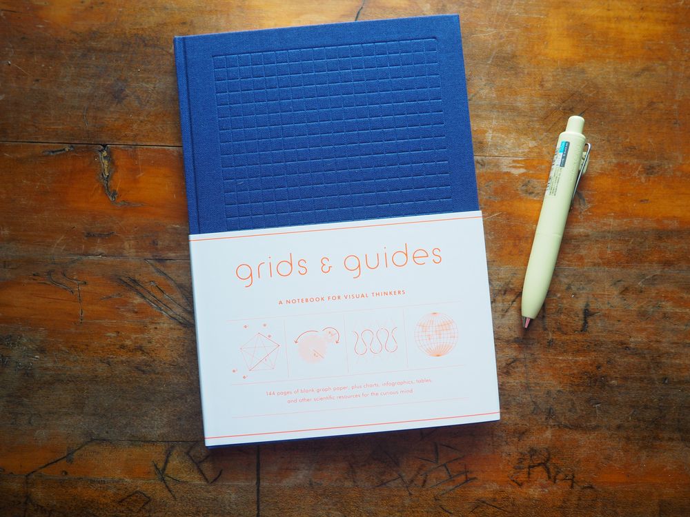 Grids & Guides - A Notebook for Visual Thinkers - Navy