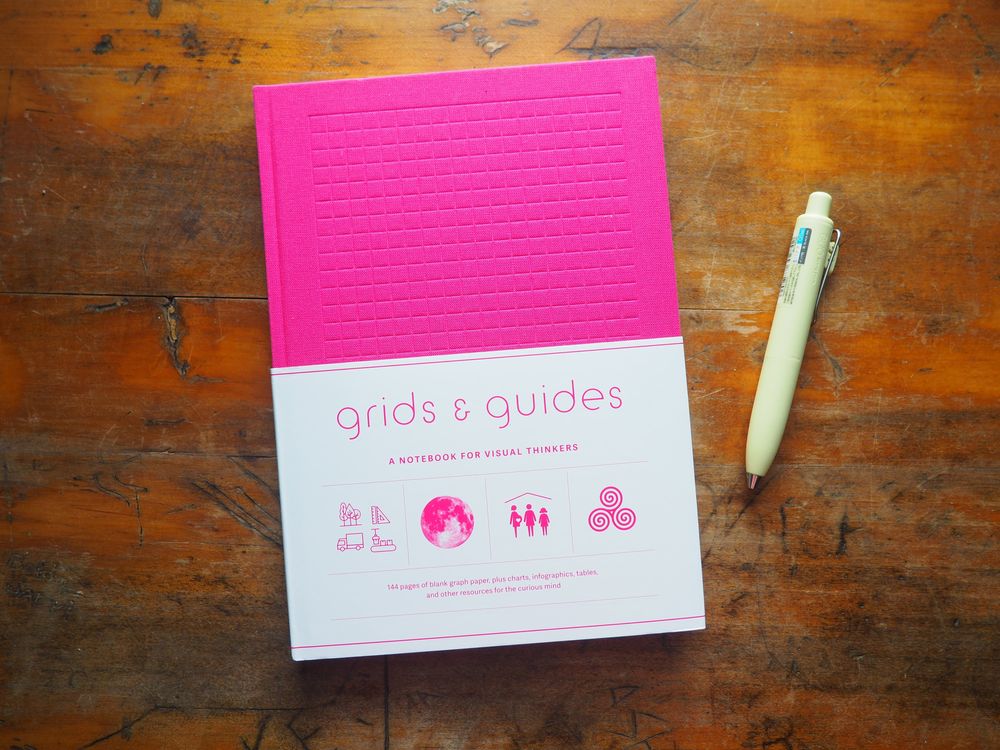 Grids & Guides - A Notebook for Visual Thinkers - Pink