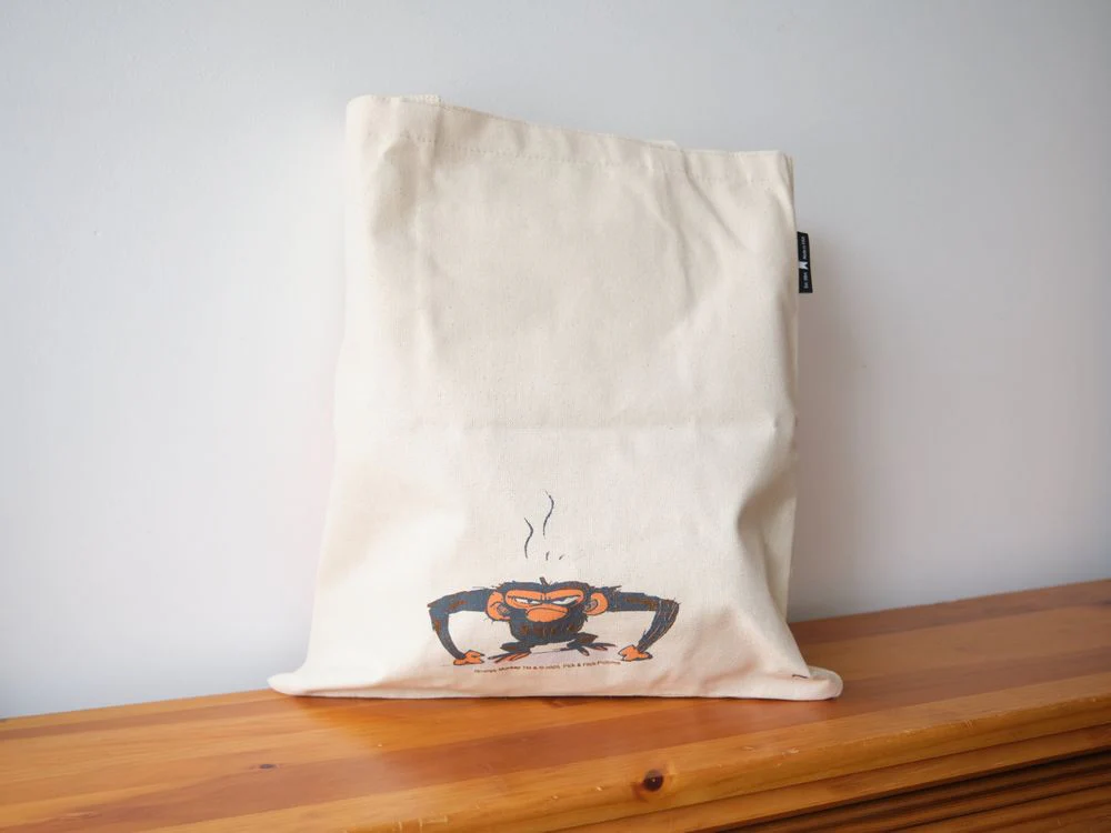 Grumpy Monkey Tote Bag - Image 2