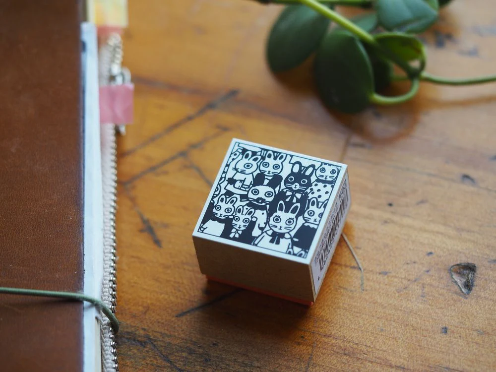 Gyu Stamp - Rabbits (gyu-01)