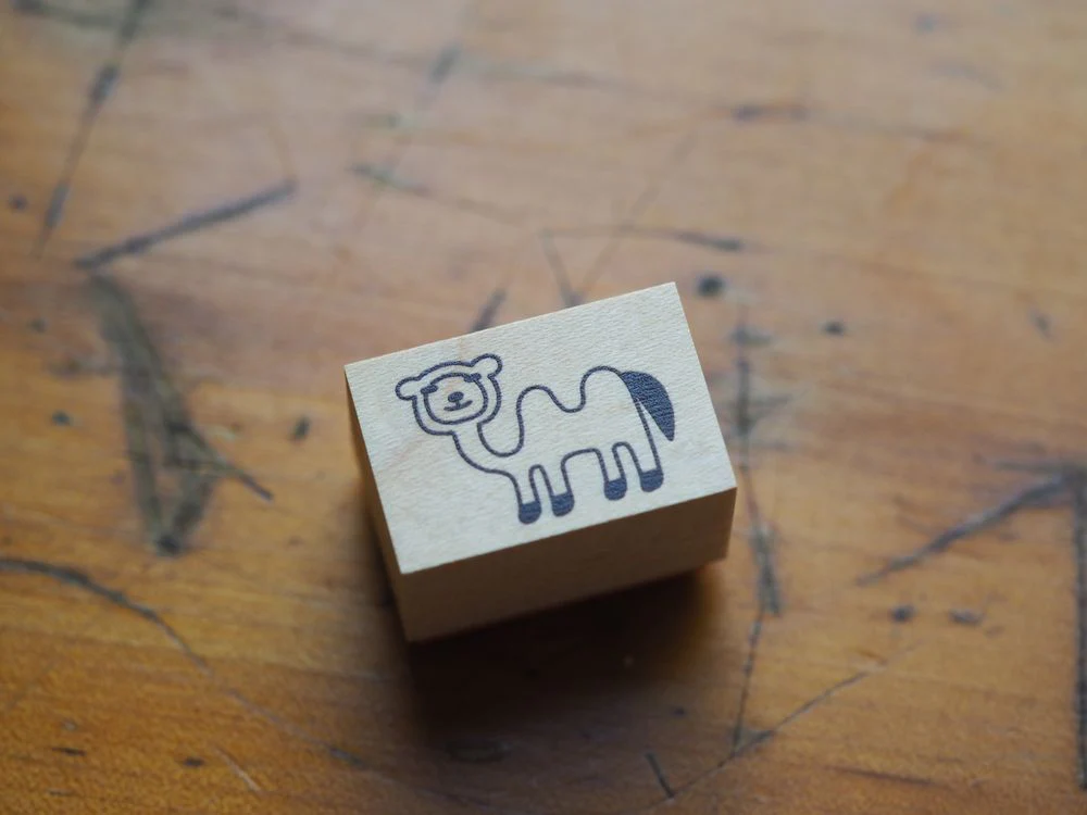 Hankoyamuramin Wooden Stamp - Camel