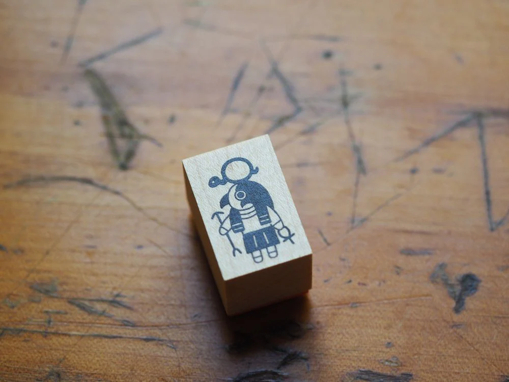 Hankoyamuramin Wooden Stamp - Hieroglyphic 1