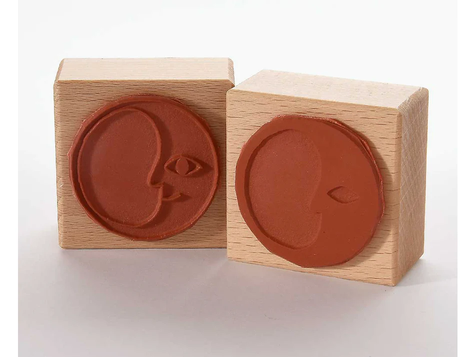 Heindesign Rubber Stamp - Crescent Moon