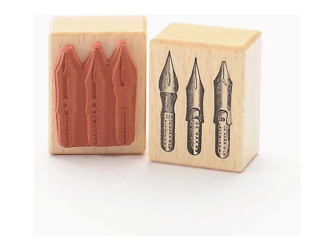 Heindesign Rubber Stamp - Nibs