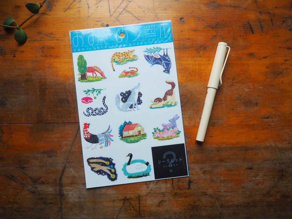 Hitotoki - Large Stickers - 12 Stickers - Nature