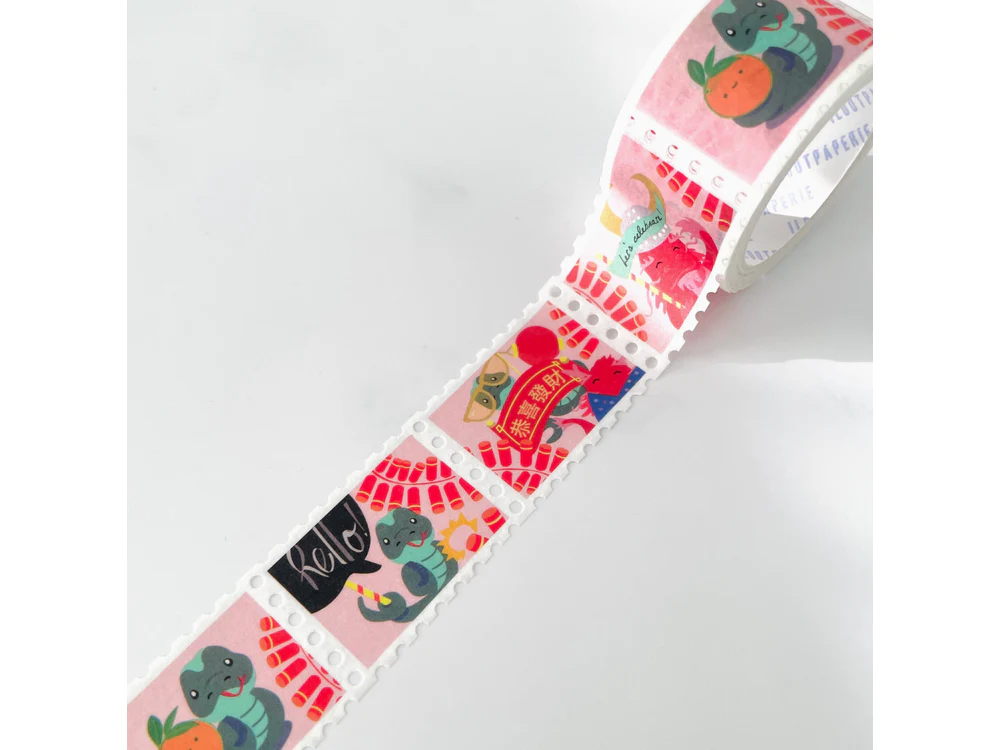 ILOOTPAPERIE - Washi Tape - Year of the Snake! Photobooth (Stamps)