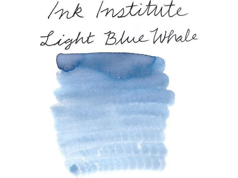 Ink Institute Fountain Pen Ink (30mL) - Light Blue Whale - Image 2
