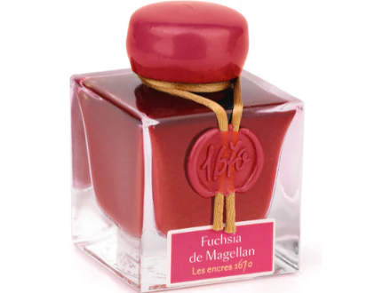 Jacques Herbin Fountain Pen Ink (50mL) - 1670 Anniversary - Fuchsia de Magellan