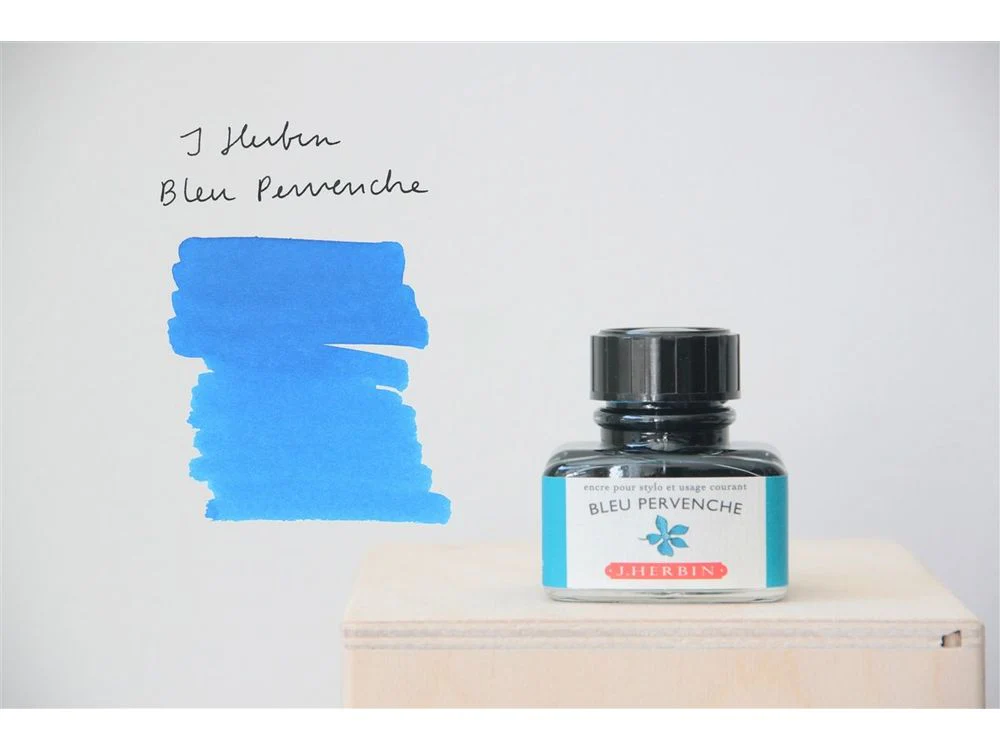 J. Herbin Fountain Pen Ink (30mL) - Bleu Pervenche