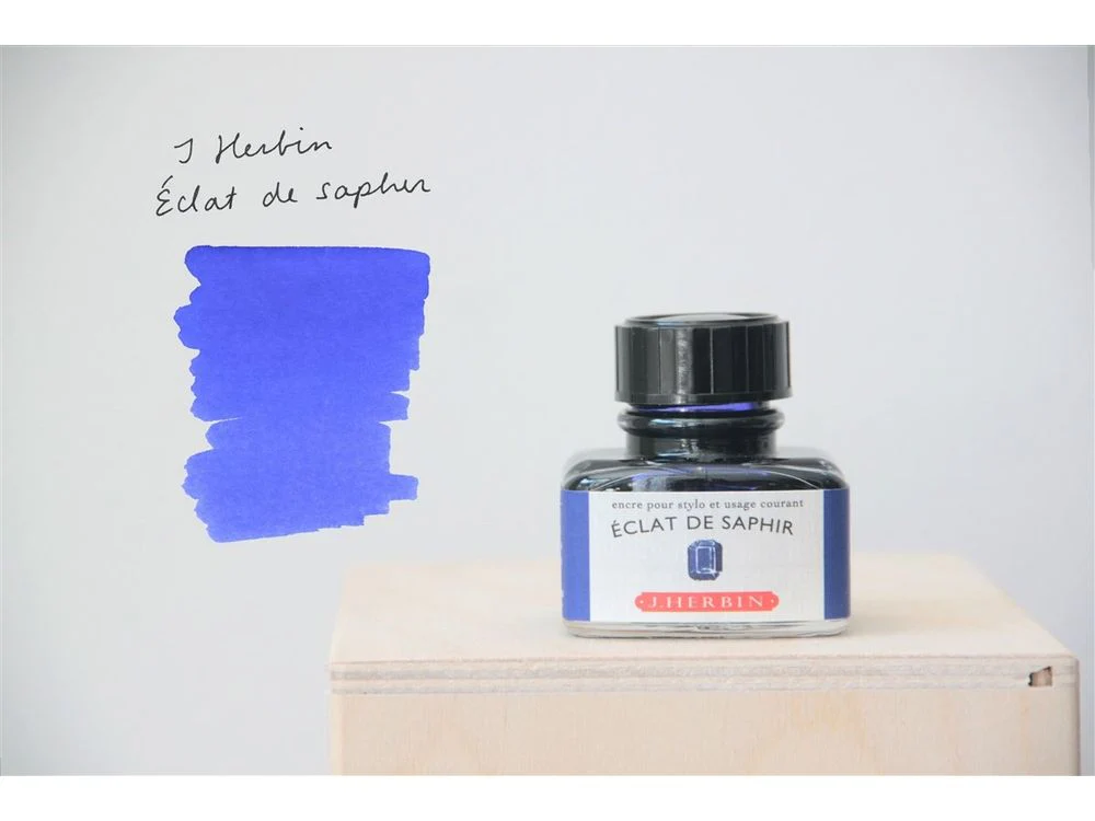 J. Herbin Fountain Pen Ink (30mL) - Eclat de Saphir