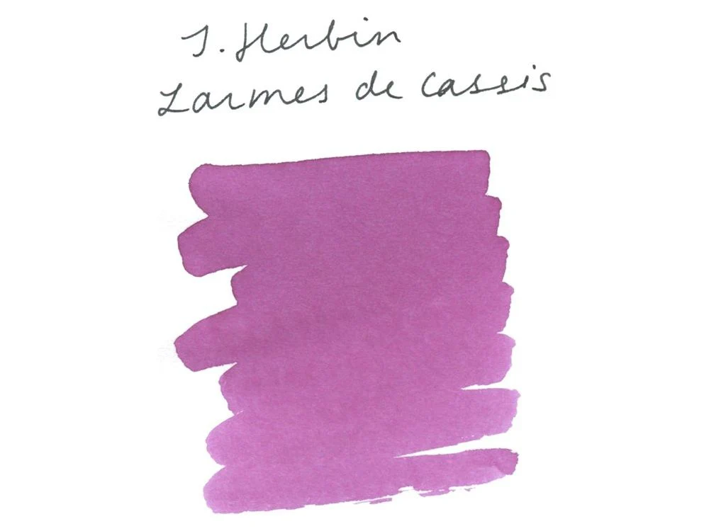 J. Herbin Fountain Pen Ink (30mL) - Larmes De Cassis - Image 2