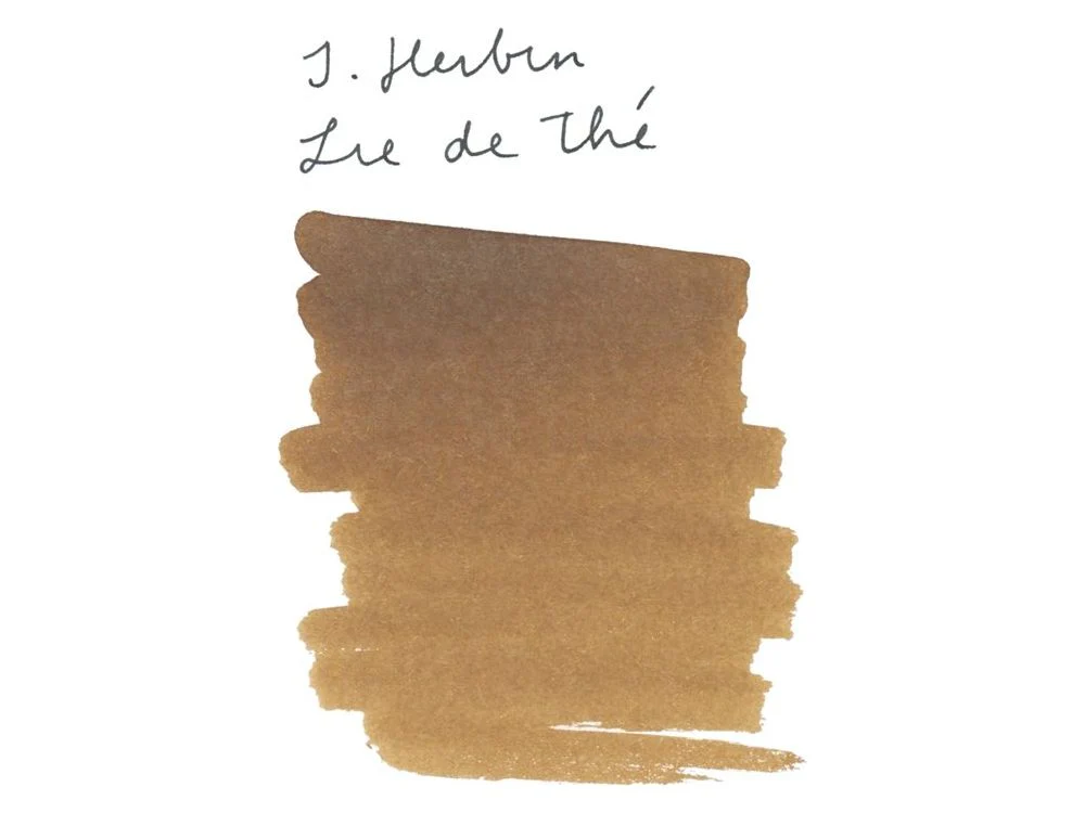 J. Herbin Fountain Pen Ink (30mL) - Lie De Thé - Image 2