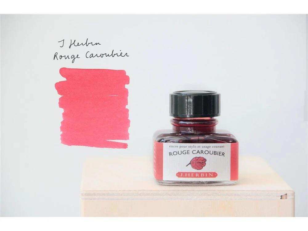 J. Herbin Fountain Pen Ink (30mL) - Rouge Caroubier