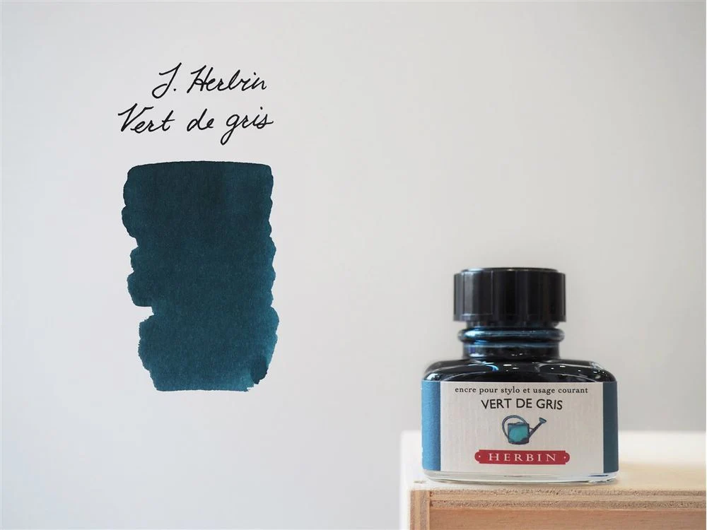 J. Herbin Fountain Pen Ink (30mL) - Vert De Gris