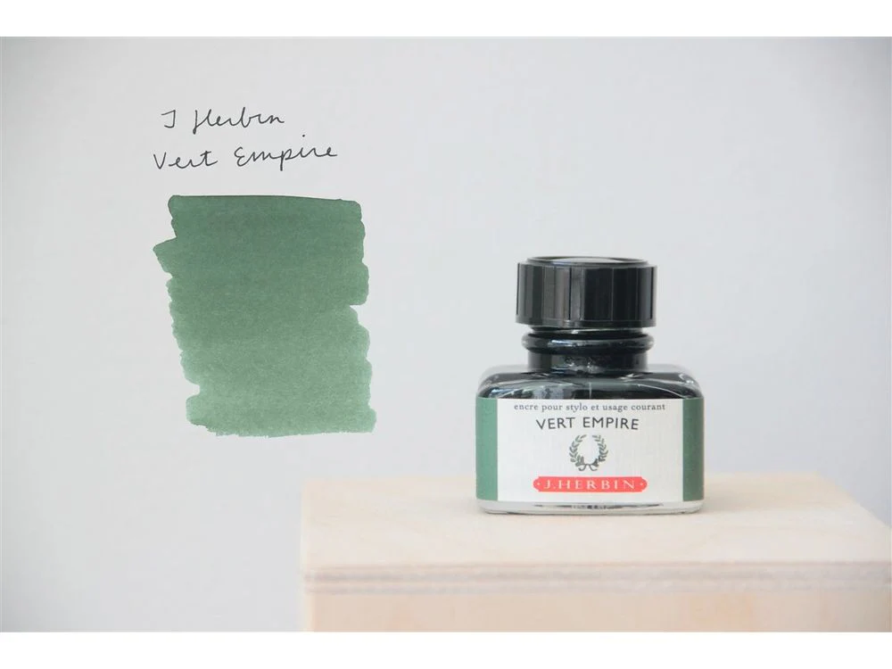 J. Herbin Fountain Pen Ink (30mL) - Vert Empire