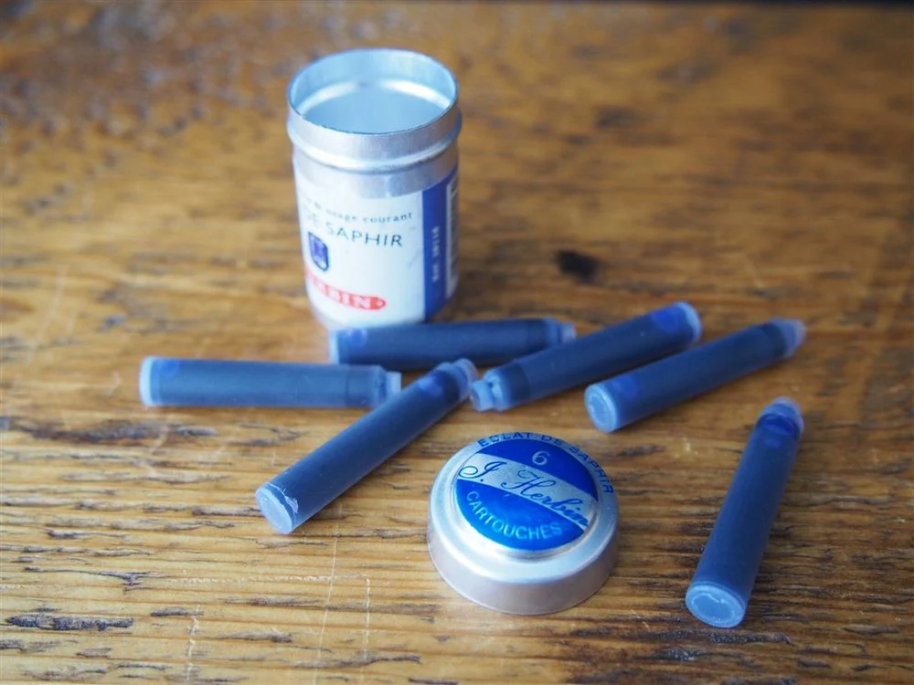 J. Herbin Ink Cartridges - Eclat de Saphir