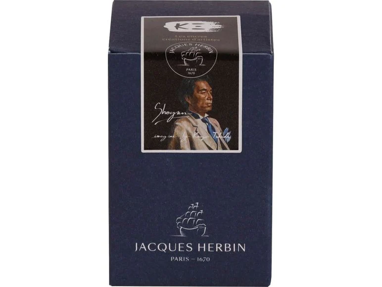 Jacques Herbin Fountain Pen Ink (50mL) - Artist Series - Shogun by Kenzo Takada and K3 - Image 4