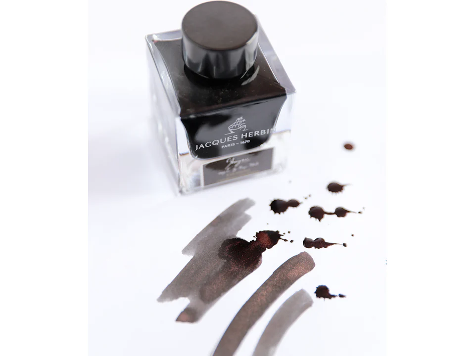 Jacques Herbin Fountain Pen Ink (50mL) - Artist Series - Shogun by Kenzo Takada and K3 - Image 6