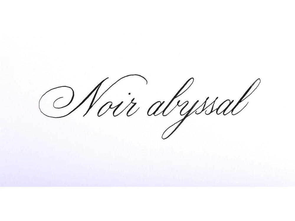 Jacques Herbin Fountain Pen Ink (50mL) - Noir Abyssal - Image 2