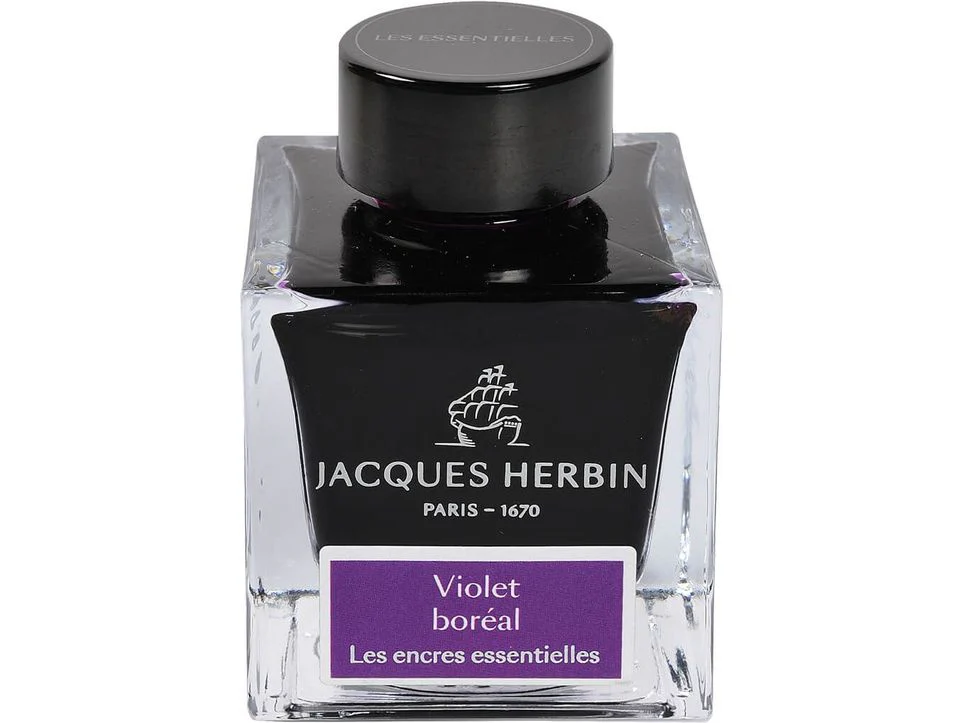Jacques Herbin Fountain Pen Ink (50mL) - Violet Boréal