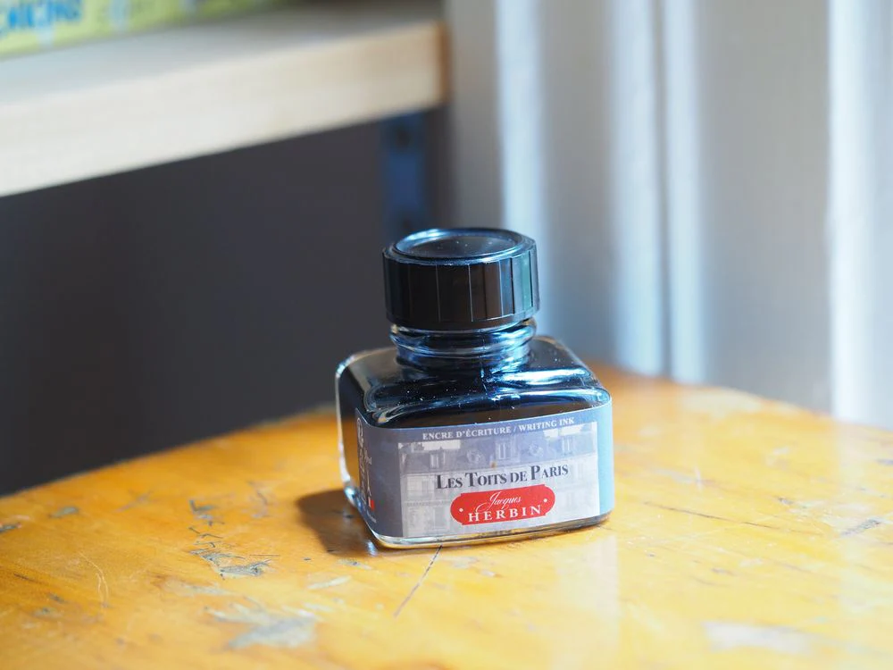 Jacques Herbin Fountain Pen Ink (30mL) - Paris Series - Les Toits de Paris (Grey)