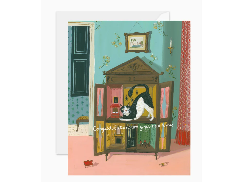 Janet Hill Studio - Greeting Card - The New Tenant