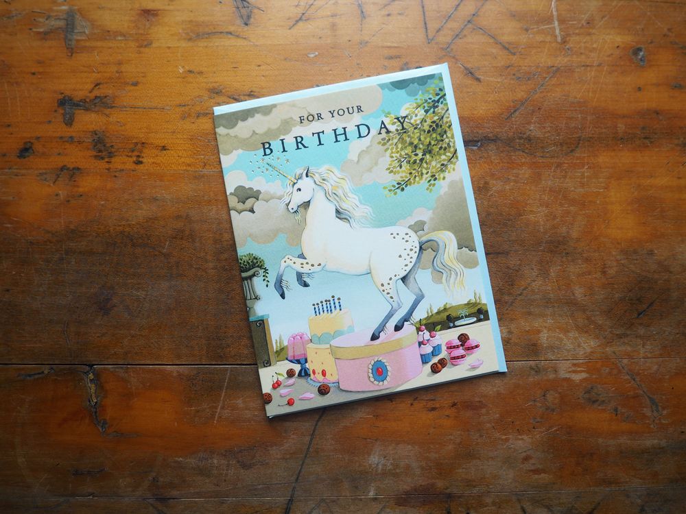JooJoo Paper - Unicorn Birthday Greeting Card