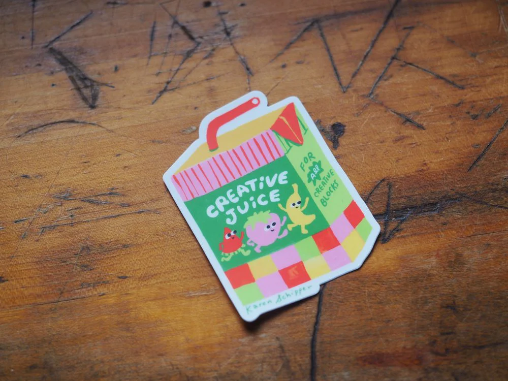 Karen Schipper - Vinyl Sticker - Creative Juice