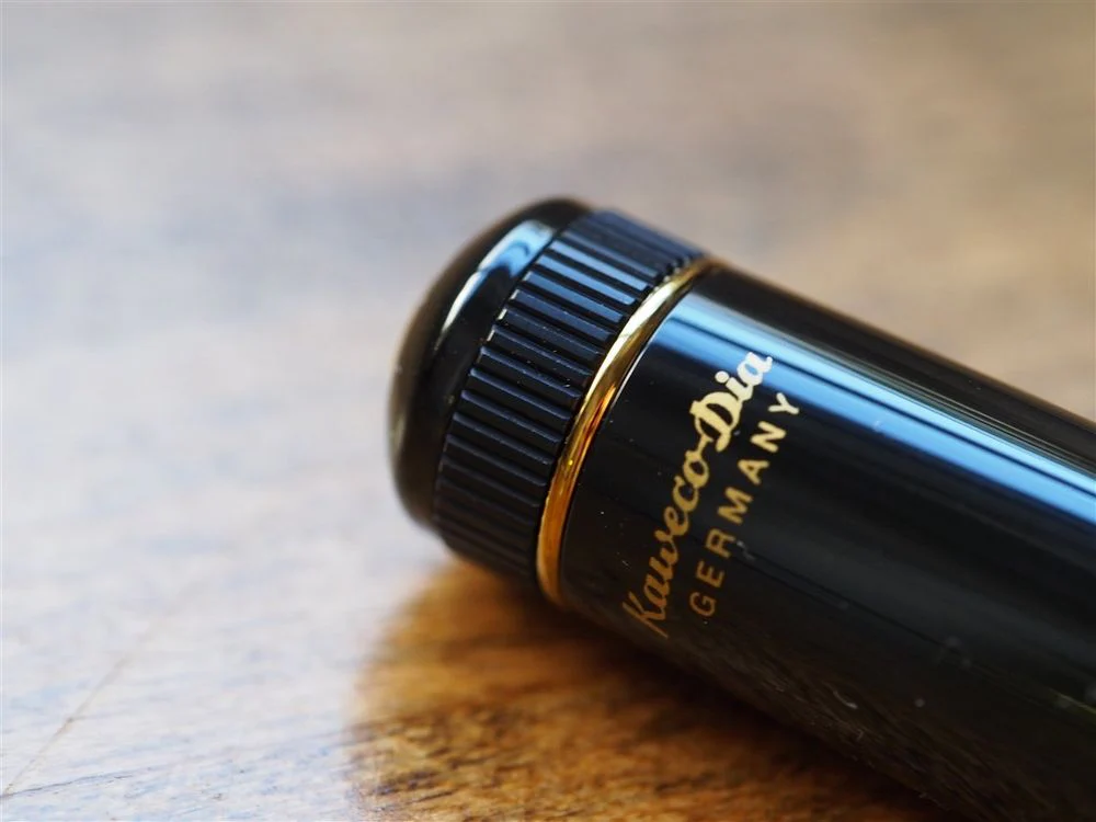 Kaweco Dia2 Fountain Pen - Black with Gold Accents - Image 3