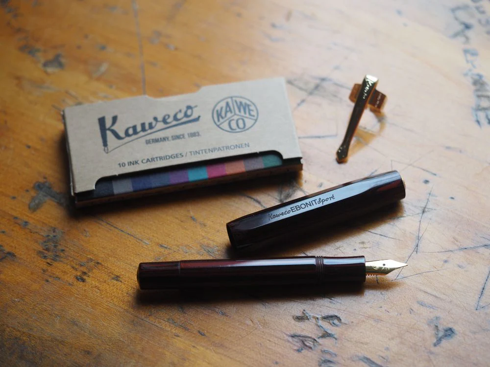 Kaweco EBONIT Sport Fountain Pen Set