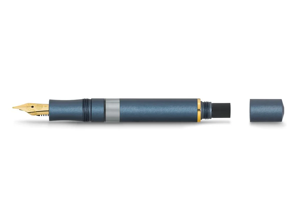 Kaweco Piston AL Sport Fountain Pen - Navy - Image 2